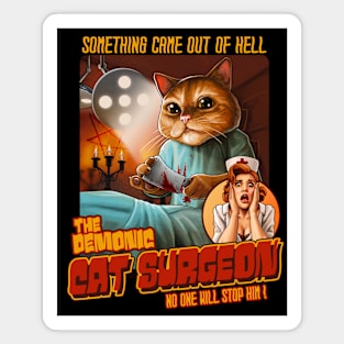 Demonic CatSurgeon Magnet